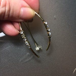 Adore hanging mixed crystal earrings